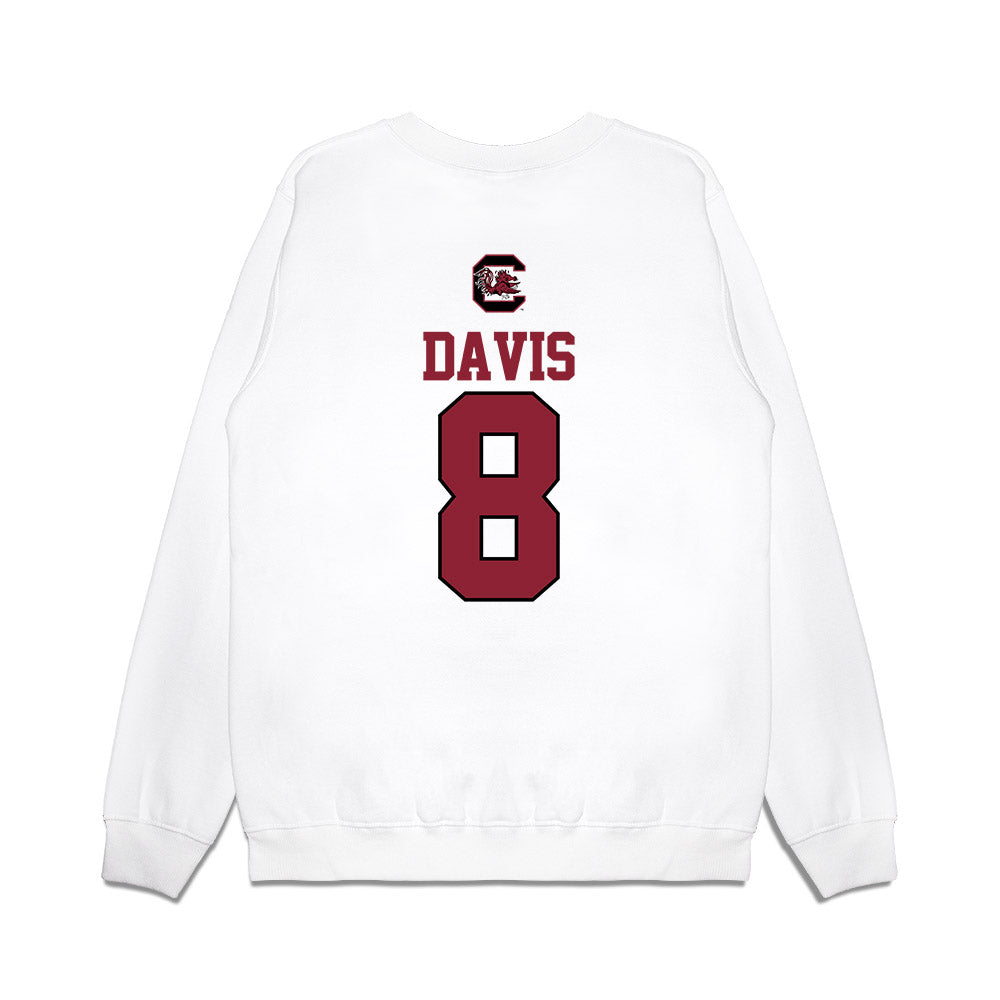 South Carolina - NCAA Softball : Tate Davis - USA Premium Crewneck Sweatshirt-1