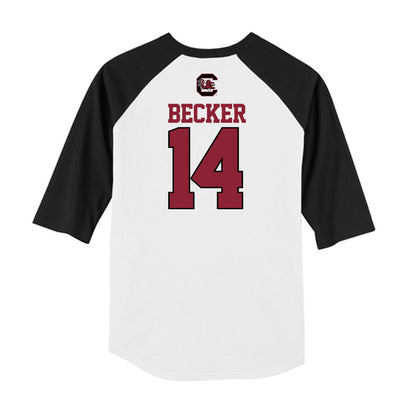 South Carolina - NCAA Softball : Kadie Becker - USA Raglan Shirt-1
