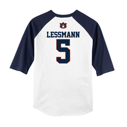 Auburn - NCAA Softball : georgia lessmann - USA Raglan Shirt-1