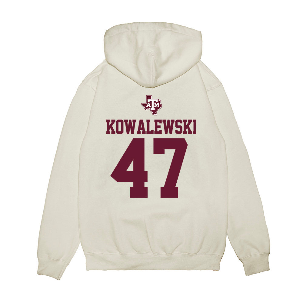 Texas A&M - NCAA Softball : Ariel Kowalewski - USA Premium Hooded Sweatshirt-1
