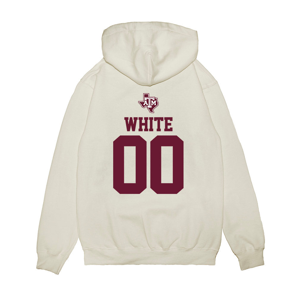 Texas A&M - NCAA Softball : Piper White - USA Premium Hooded Sweatshirt-1