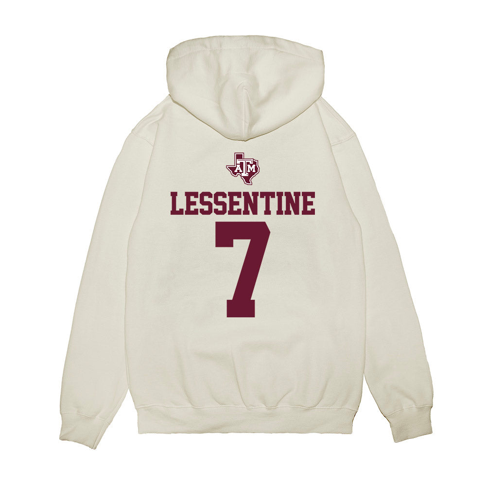 Texas A&M - NCAA Softball : Sydney Lessentine - USA Premium Hooded Sweatshirt-1