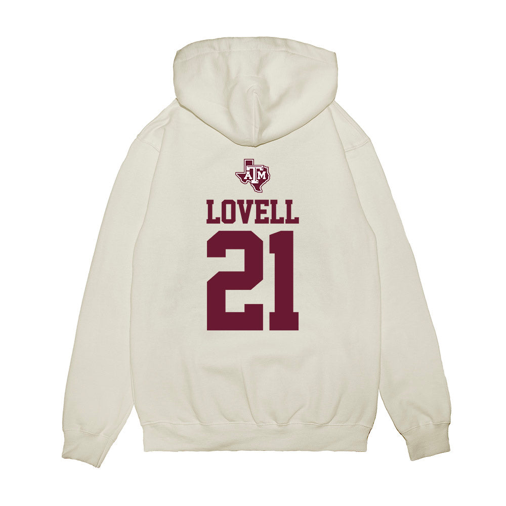 Texas A&M - NCAA Softball : Scout Lovell - USA Premium Hooded Sweatshirt-1