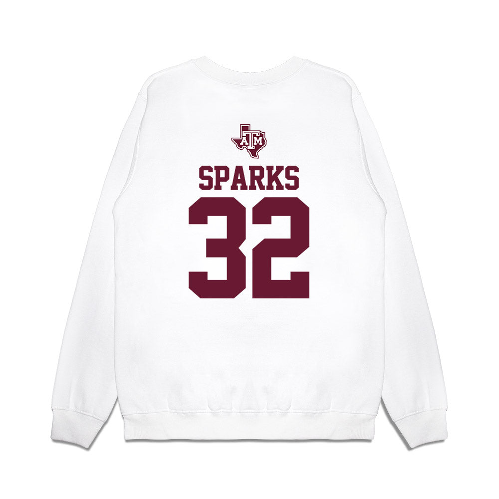 Texas A&M - NCAA Softball : Grace Sparks - USA Premium Crewneck Sweatshirt-1