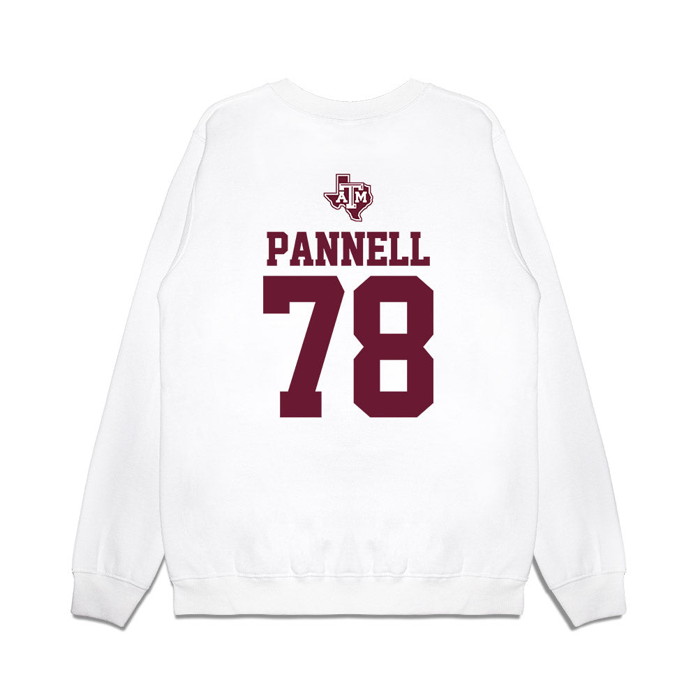 Texas A&M - NCAA Softball : Taylor Pannell - USA Premium Crewneck Sweatshirt-1
