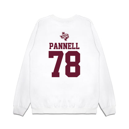Texas A&M - NCAA Softball : Taylor Pannell - USA Premium Crewneck Sweatshirt-1