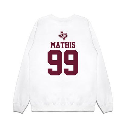 Texas A&M - NCAA Softball : Kelsey Mathis - USA Premium Crewneck Sweatshirt-1