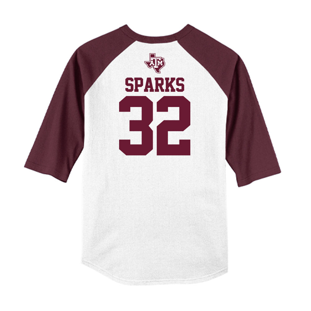 Texas A&M - NCAA Softball : Grace Sparks - USA Raglan Shirt-1