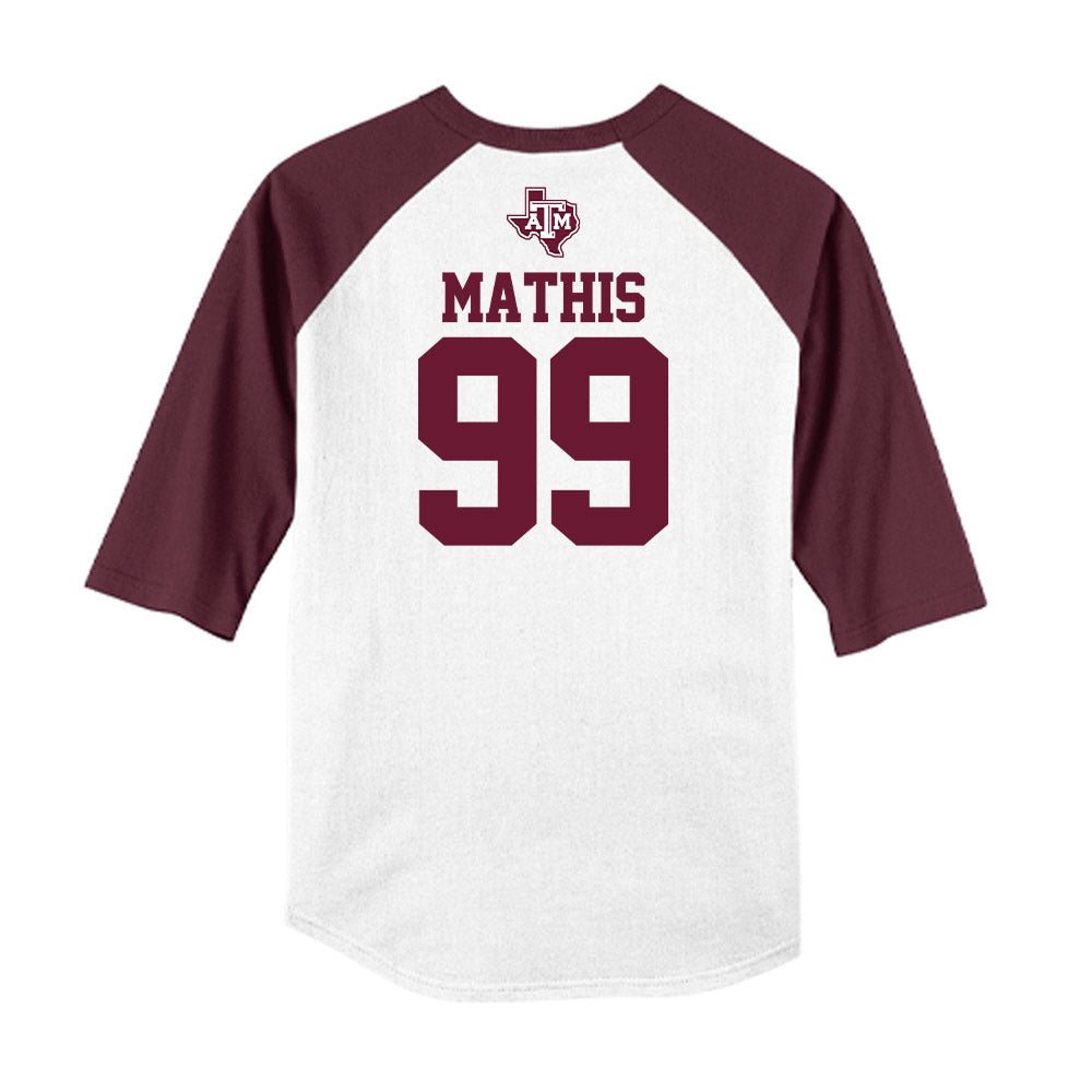 Texas A&M - NCAA Softball : Kelsey Mathis - USA Raglan Shirt-1