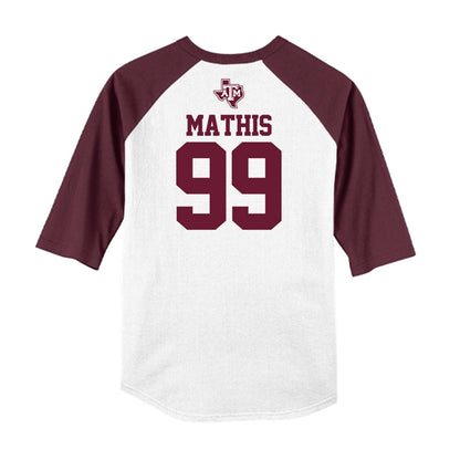 Texas A&M - NCAA Softball : Kelsey Mathis - USA Raglan Shirt-1