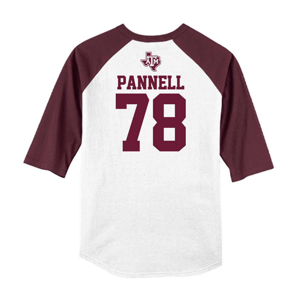 Texas A&M - NCAA Softball : Taylor Pannell - USA Raglan Shirt-1