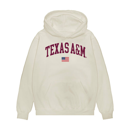 Texas A&M - NCAA Softball : Sydney Lessentine - USA Premium Hooded Sweatshirt-0