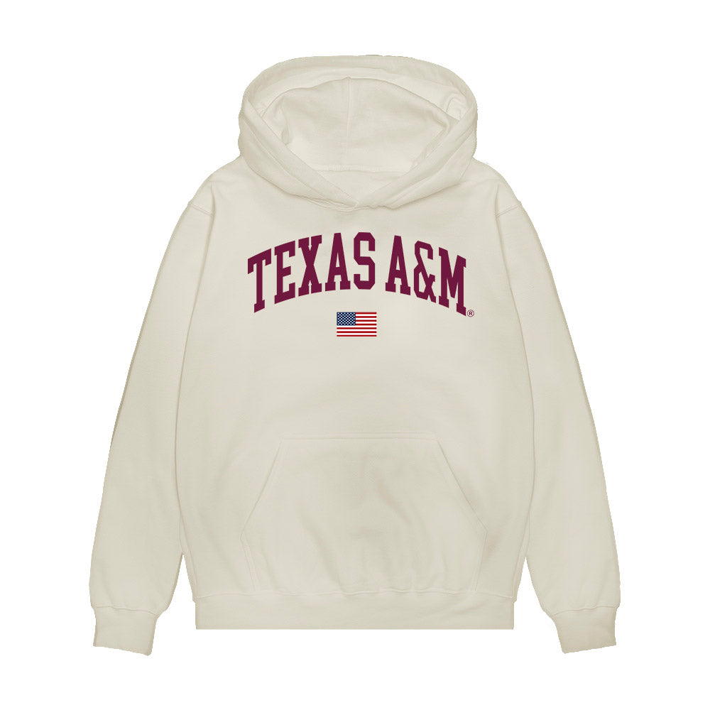 Texas A&M - NCAA Softball : Francessca Vrazel - USA Premium Hooded Sweatshirt-0