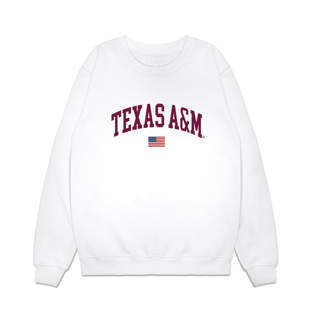 Texas A&M - NCAA Softball : Kelsey Mathis - USA Premium Crewneck Sweatshirt-0