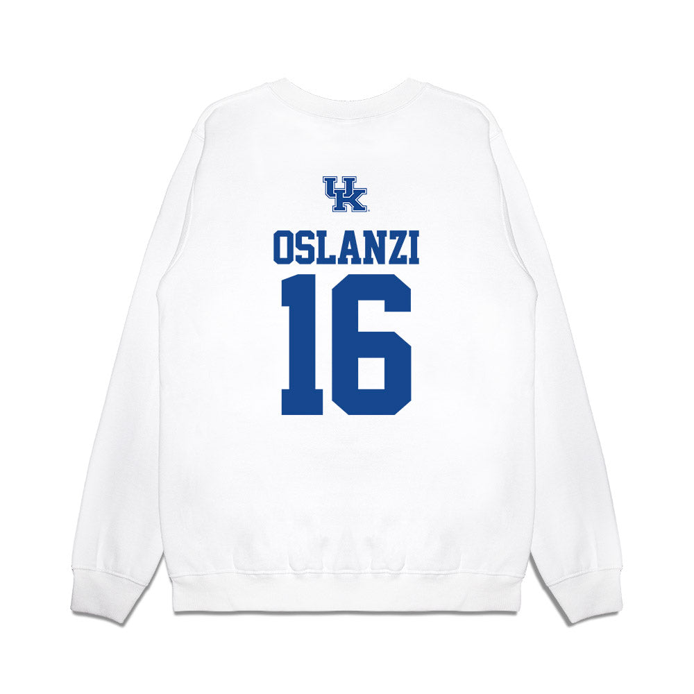 Kentucky - NCAA Softball : McKenzie Oslanzi - USA Premium Crewneck Sweatshirt-1