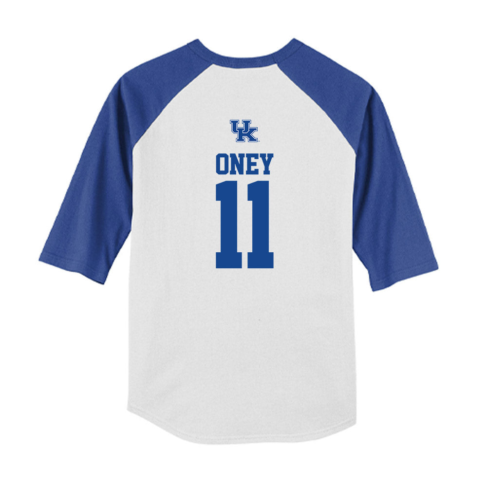Kentucky - NCAA Softball : Reaghan Oney - USA Youth Raglan T-Shirt-1