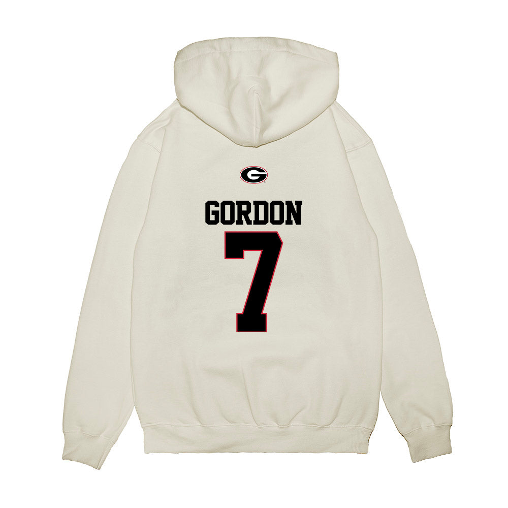 Georgia - NCAA Softball : Sarah Gordon - USA Raglan Premium Hooded Sweatshirt-1
