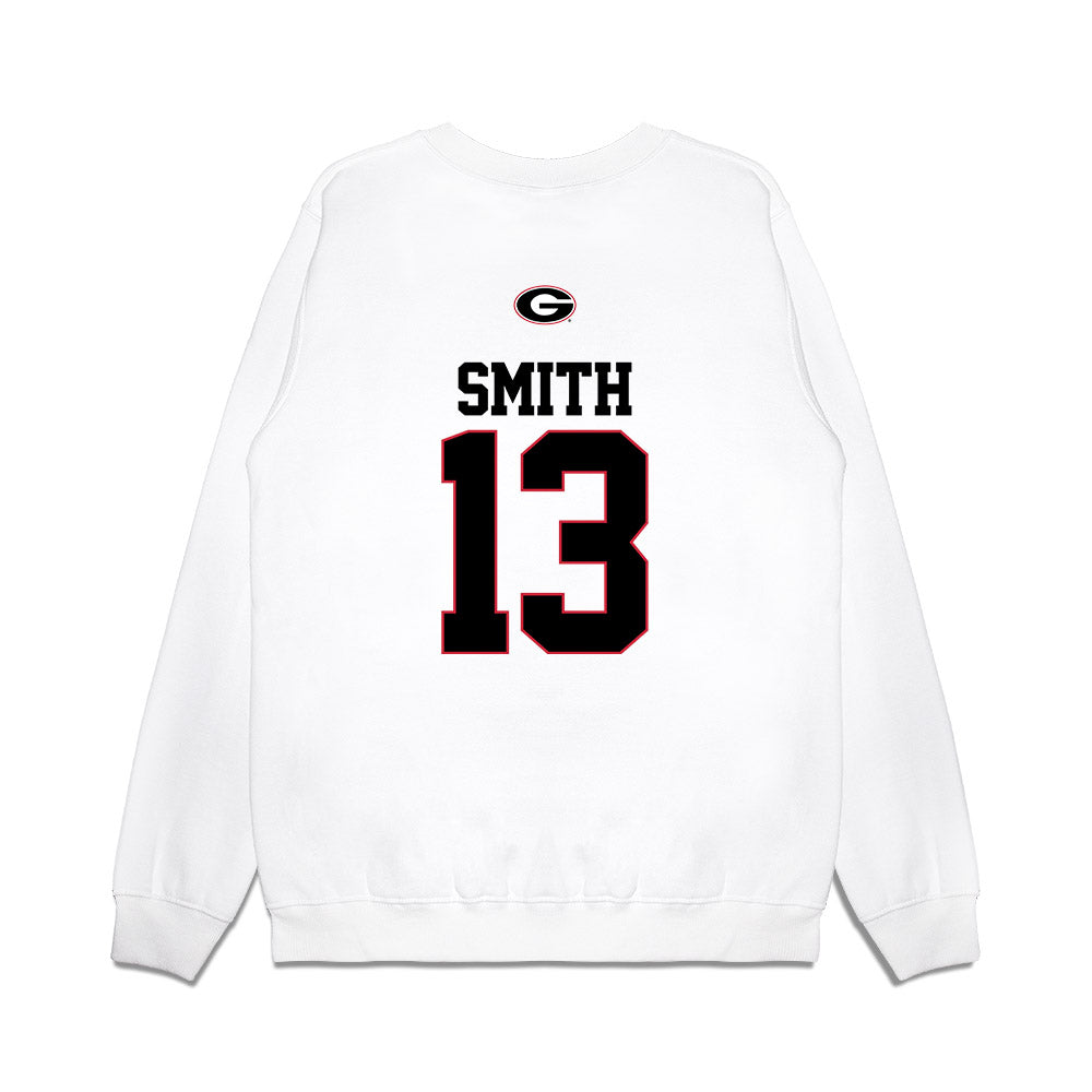 Georgia - NCAA Softball : Katelin Smith - USA Raglan Premium Crewneck Sweatshirt-1