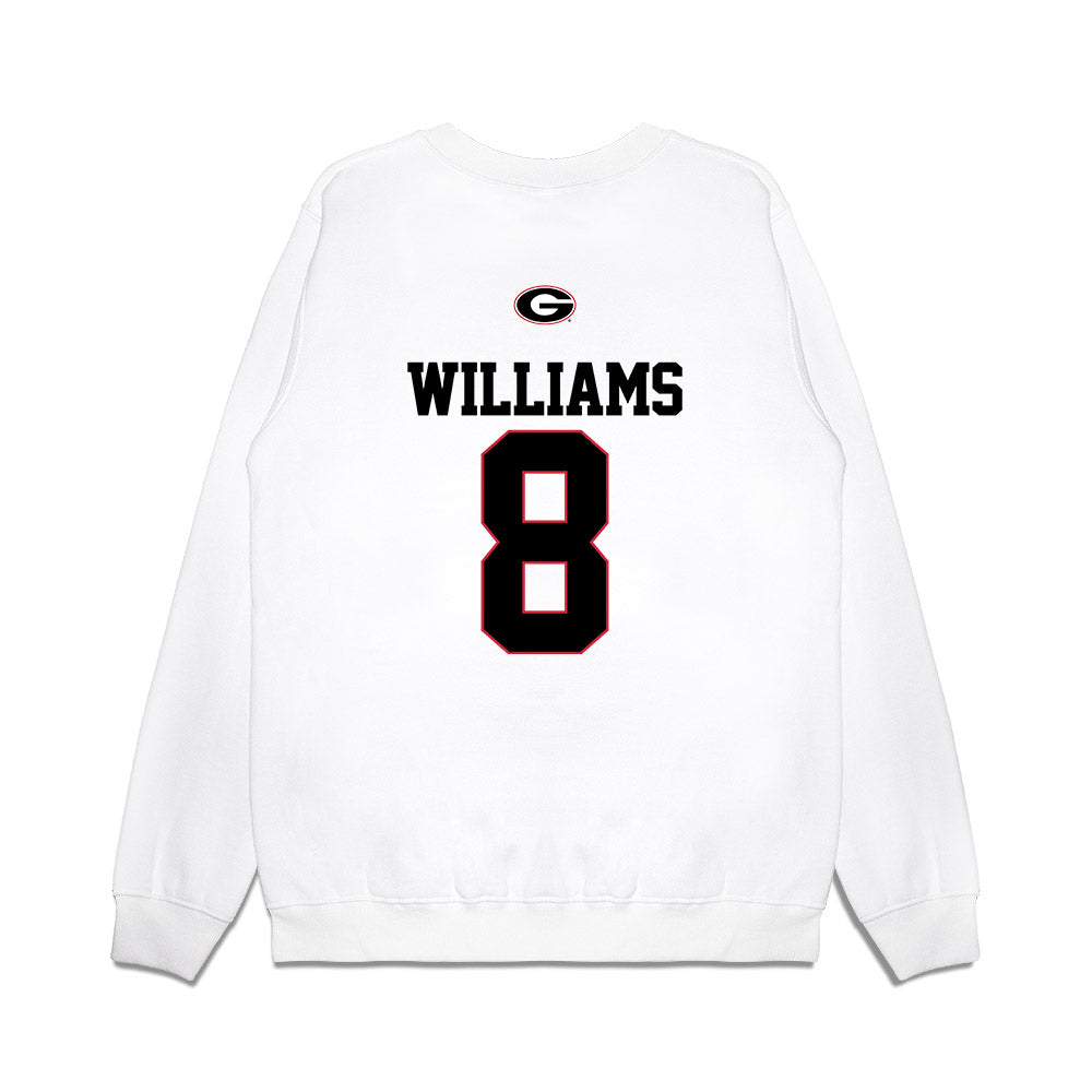 Georgia - NCAA Softball : Day-lee Williams - USA Raglan Premium Crewneck Sweatshirt-1