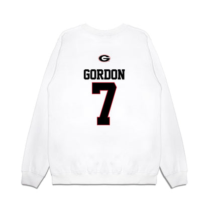 Georgia - NCAA Softball : Sarah Gordon - USA Raglan Premium Crewneck Sweatshirt-1