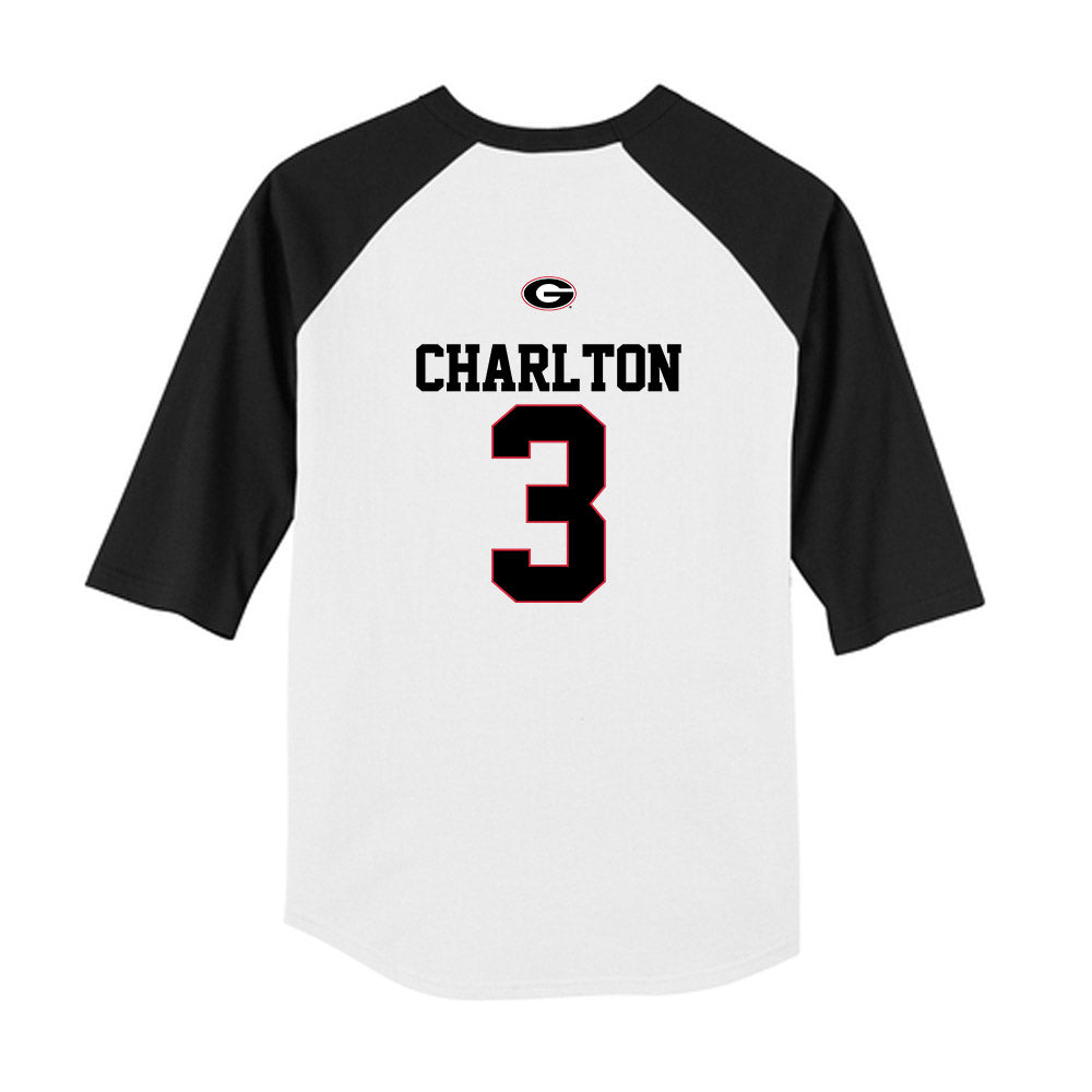 Georgia - NCAA Softball : Tyah Charlton - USA Raglan Youth Raglan T-Shirt-1