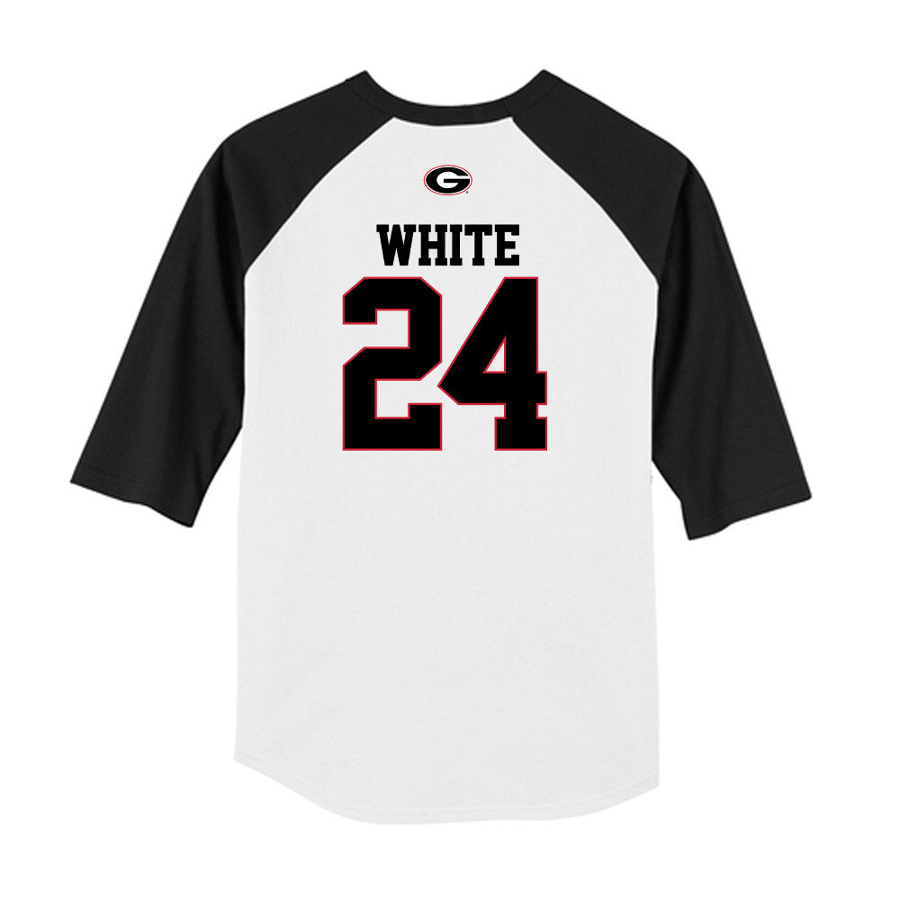Georgia - NCAA Softball : Esther White - USA Raglan Raglan Shirt-1