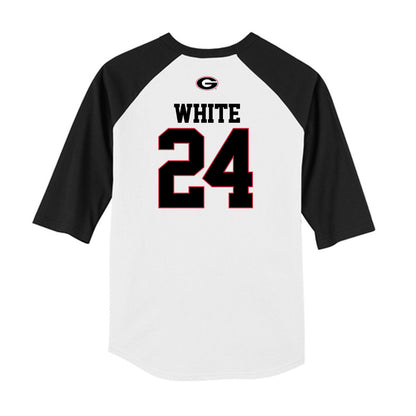 Georgia - NCAA Softball : Esther White - USA Raglan Raglan Shirt-1