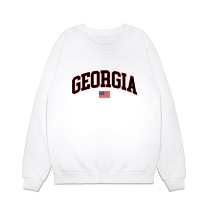 Georgia - NCAA Softball : Sarah Gordon - USA Raglan Premium Crewneck Sweatshirt-0