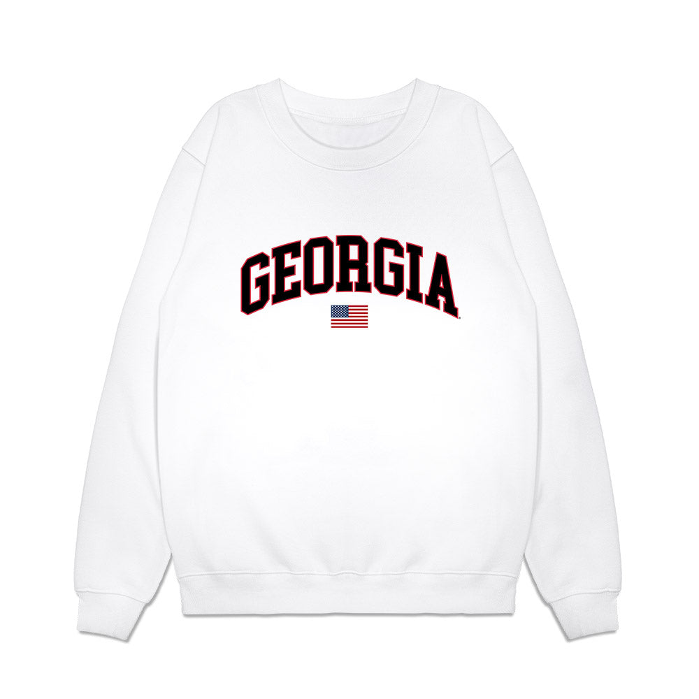 Georgia - NCAA Softball : Day-lee Williams - USA Raglan Premium Crewneck Sweatshirt-0