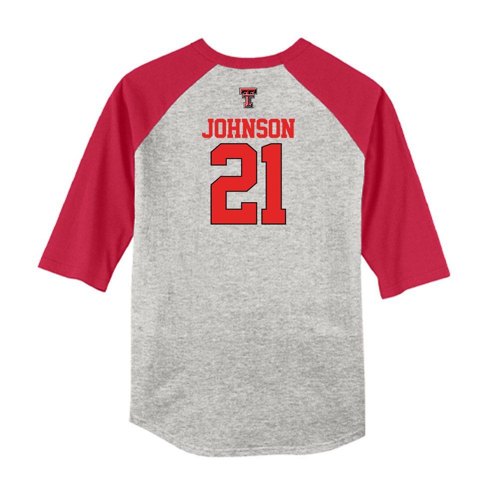 Texas Tech - NCAA Softball : Alana Johnson - USA Raglan Shirt-1