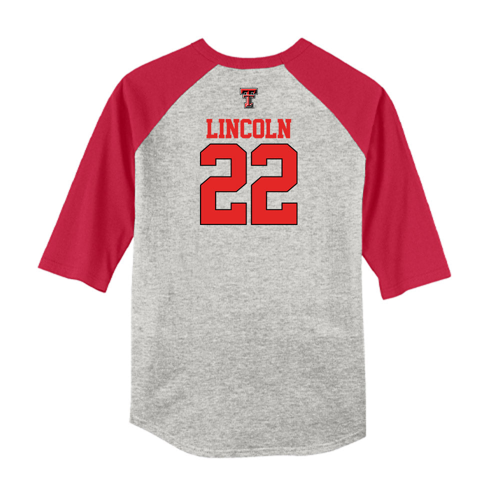 Texas Tech - NCAA Softball : Samantha Lincoln - USA Raglan Shirt-1