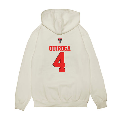 Texas Tech - NCAA Softball : Isabel Quiroga - USA Premium Hooded Sweatshirt-1