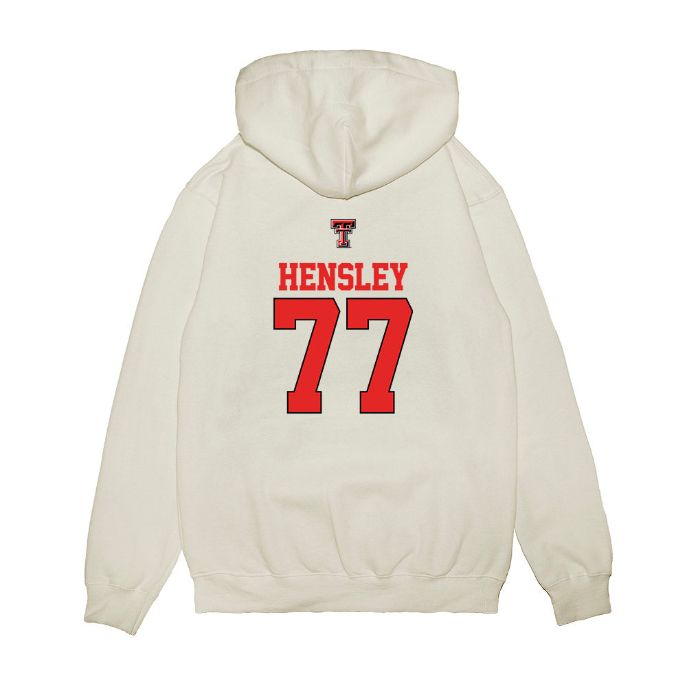 Texas Tech - NCAA Softball : Timber Hensley - USA Premium Hooded Sweatshirt-1