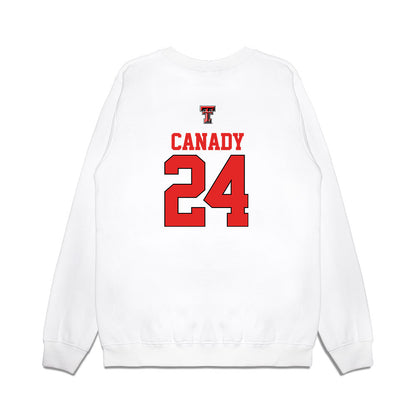 Texas Tech - NCAA Softball : NiJaree Canady - USA Premium Crewneck Sweatshirt-1