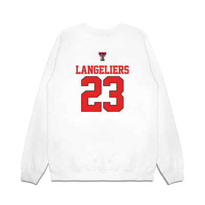 Texas Tech - NCAA Softball : Alexa Langeliers - USA Premium Crewneck Sweatshirt-1