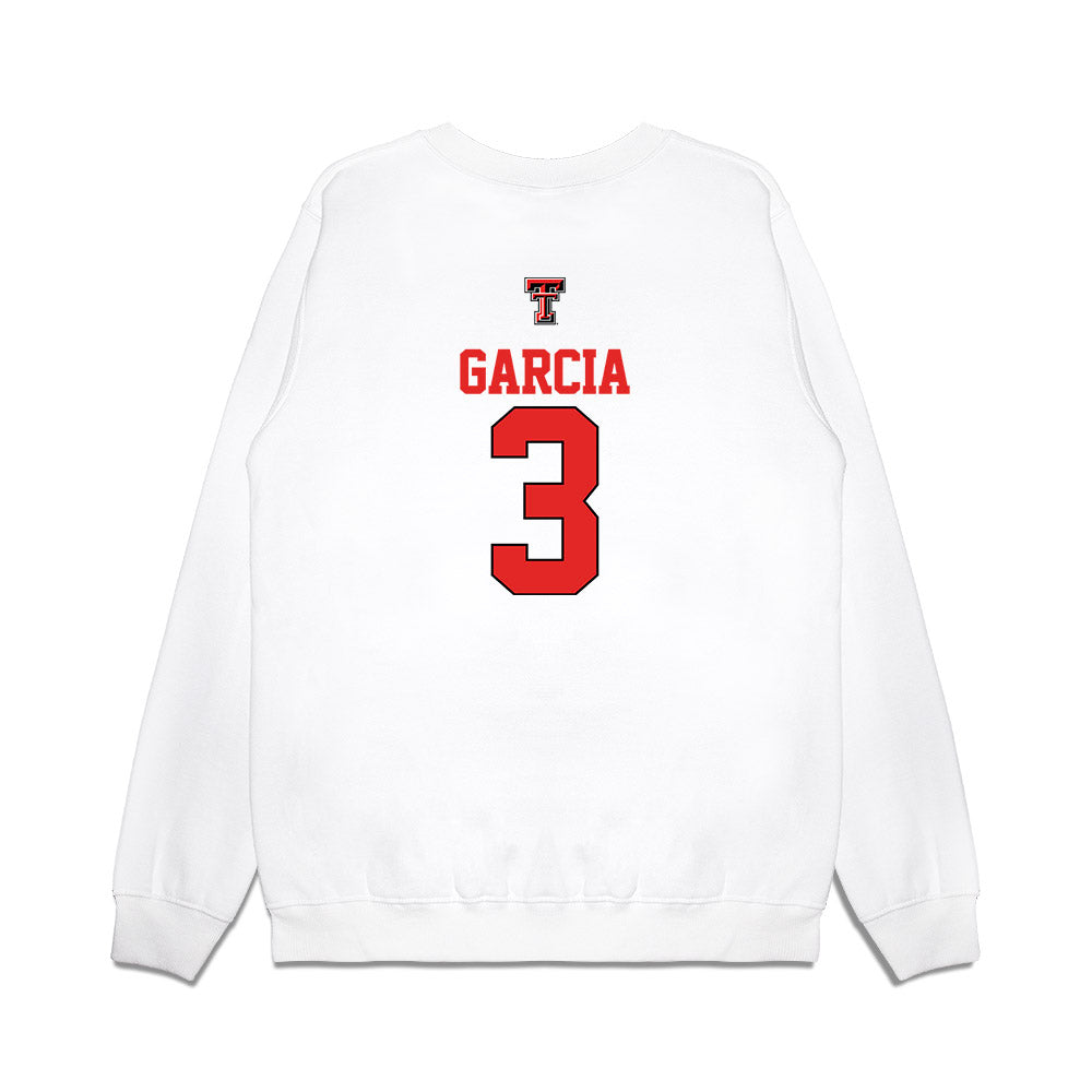 Texas Tech - NCAA Softball : Makayla Garcia - USA Premium Crewneck Sweatshirt-1
