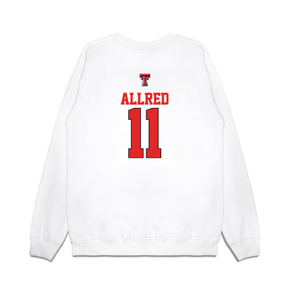 Texas Tech - NCAA Softball : Lauren Allred - USA Premium Crewneck Sweatshirt-1