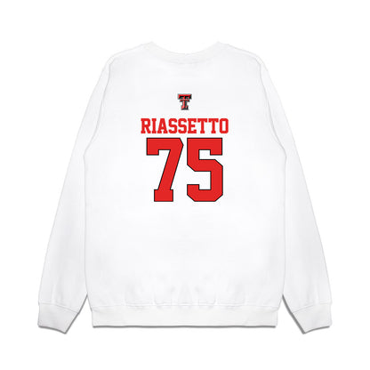 Texas Tech - NCAA Softball : Chloe Riassetto - USA Premium Crewneck Sweatshirt-1