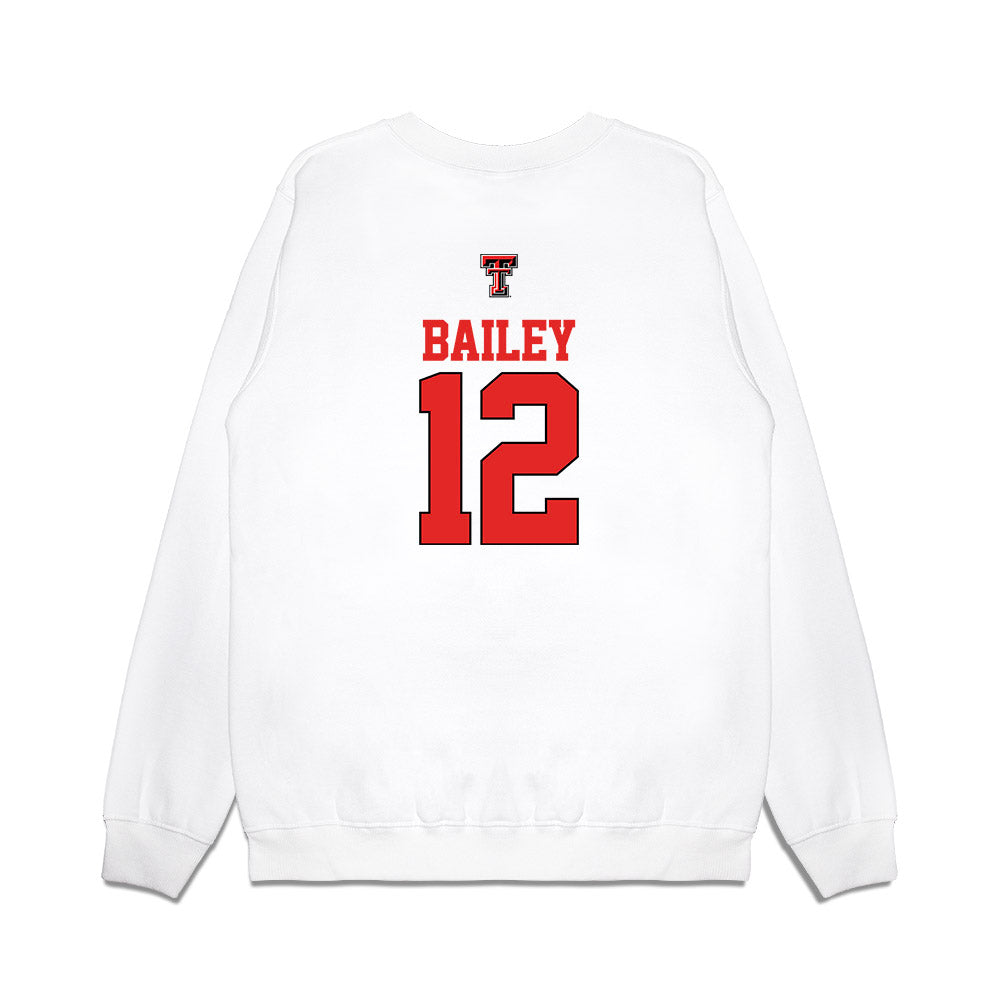 Texas Tech - NCAA Softball : Ellie Bailey - USA Premium Crewneck Sweatshirt-1