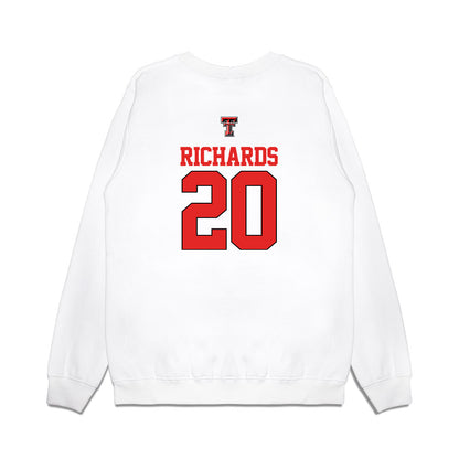 Texas Tech - NCAA Softball : Mia Richards - USA Premium Crewneck Sweatshirt-1