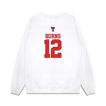 Texas Tech - NCAA Softball : Jasmyn Burns - USA Premium Crewneck Sweatshirt-1