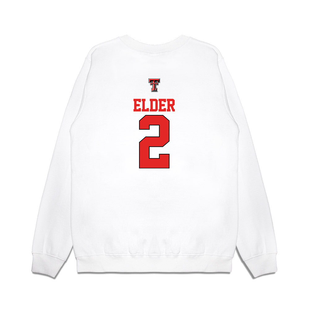 Texas Tech - NCAA Softball : Demi Elder - USA Premium Crewneck Sweatshirt-1