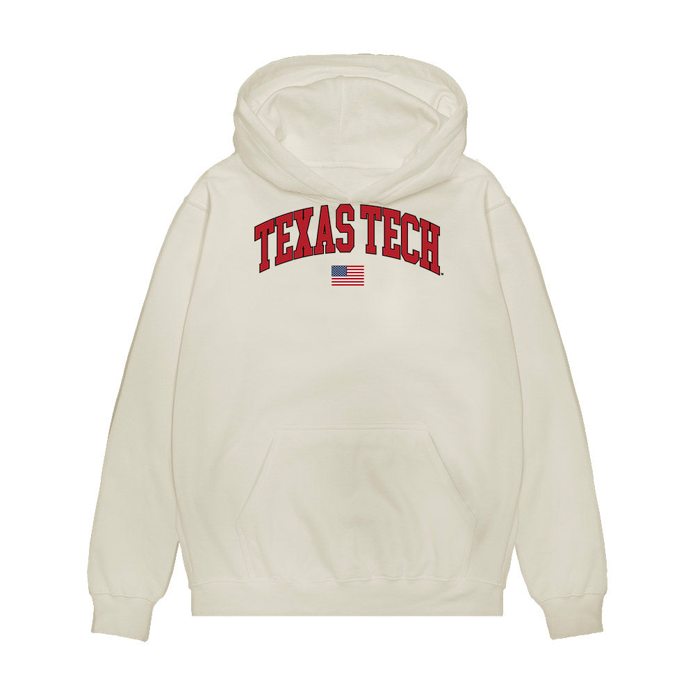 Texas Tech - NCAA Softball : Mia Williams - USA Premium Hooded Sweatshirt-0