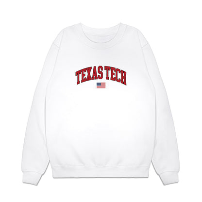 Texas Tech - NCAA Softball : Kendall Fritz - USA Premium Crewneck Sweatshirt-0