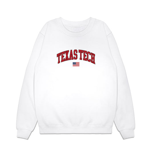Texas Tech - NCAA Softball : Logan Halleman - USA Premium Crewneck Sweatshirt-0