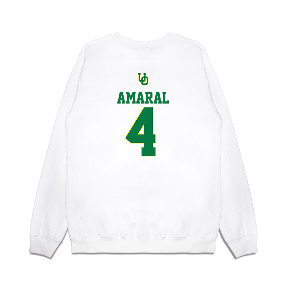 Oregon - NCAA Softball : Addison Amaral - USA Premium Crewneck Sweatshirt-1