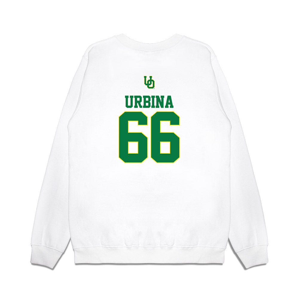 Oregon - NCAA Softball : Amanda Urbina - USA Premium Crewneck Sweatshirt-1