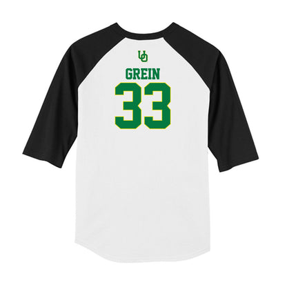 Oregon - NCAA Softball : Lyndsey Grein - USA Raglan Shirt-1