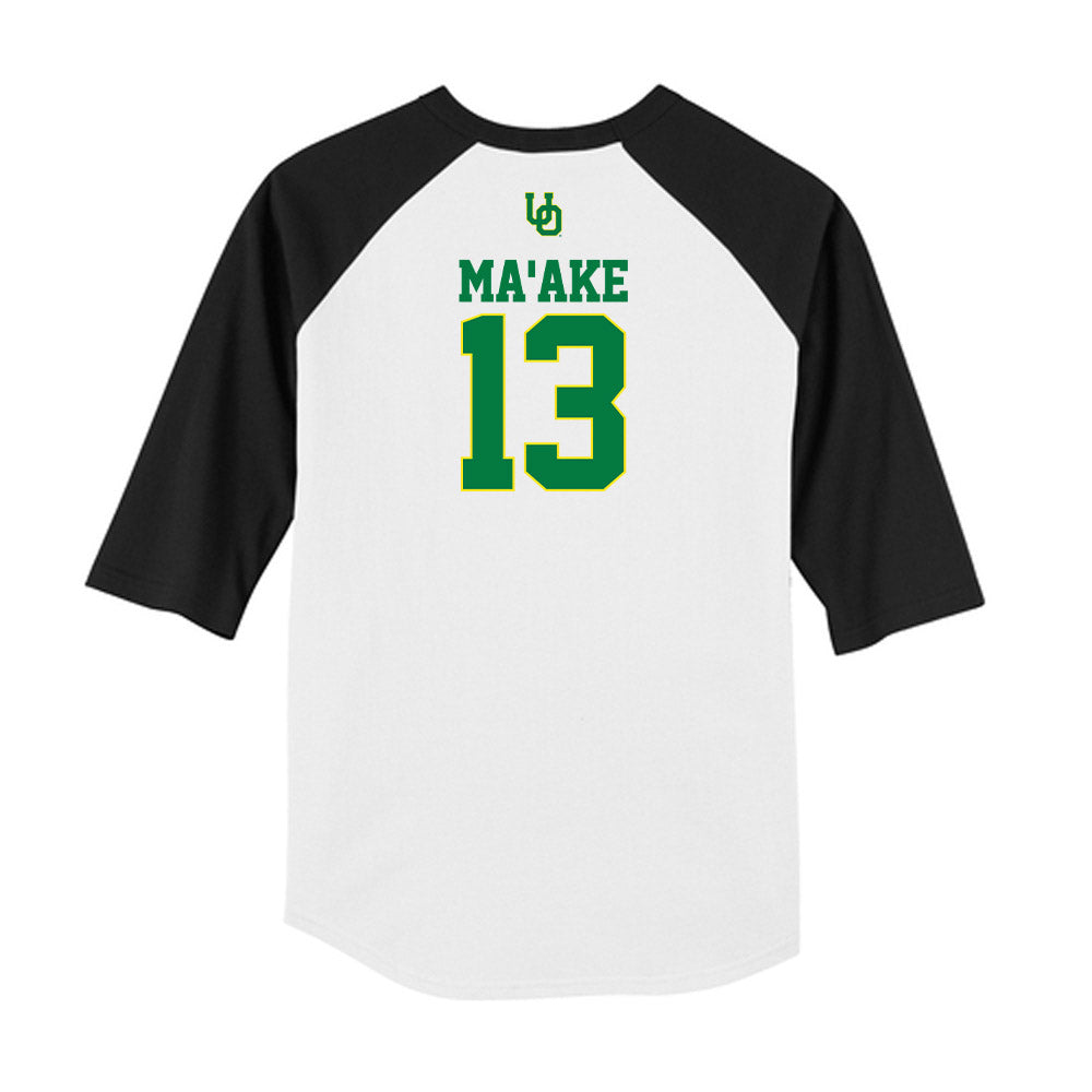 Oregon - NCAA Softball : Stefini Ma'ake - USA Raglan Shirt-1