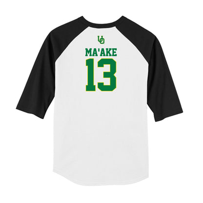 Oregon - NCAA Softball : Stefini Ma'ake - USA Raglan Shirt-1